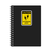Caution Tap Dancing Afoot Sticker - The Portable Tap Floor™ Store