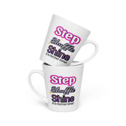 Step Shuffle Shine Latte Mug – Recital Time Dance Mug - The Portable Tap Floor™ Store