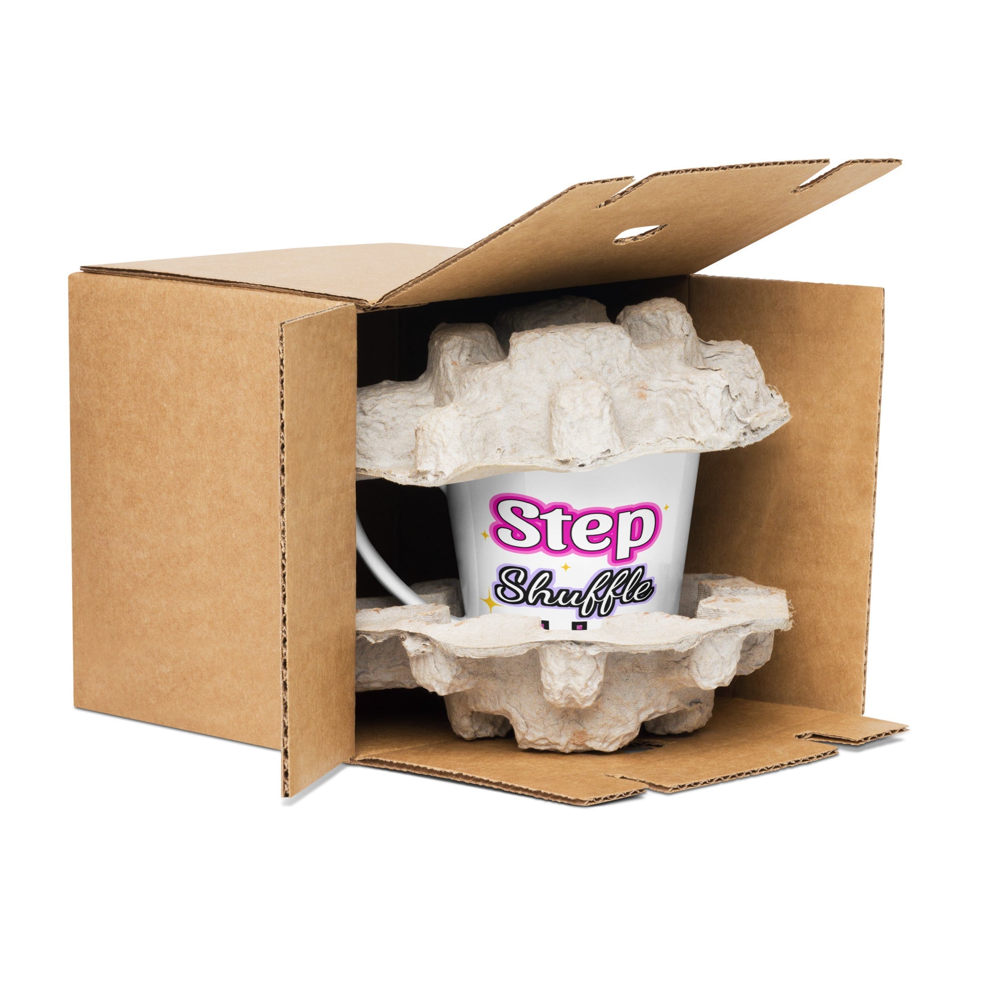 Step Shuffle Shine Latte Mug – Recital Time Dance Mug - The Portable Tap Floor™ Store