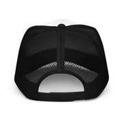 Tap Queen Foam Trucker Hat – Black & White with Gold Crown Accent - The Portable Tap Floor™ Store