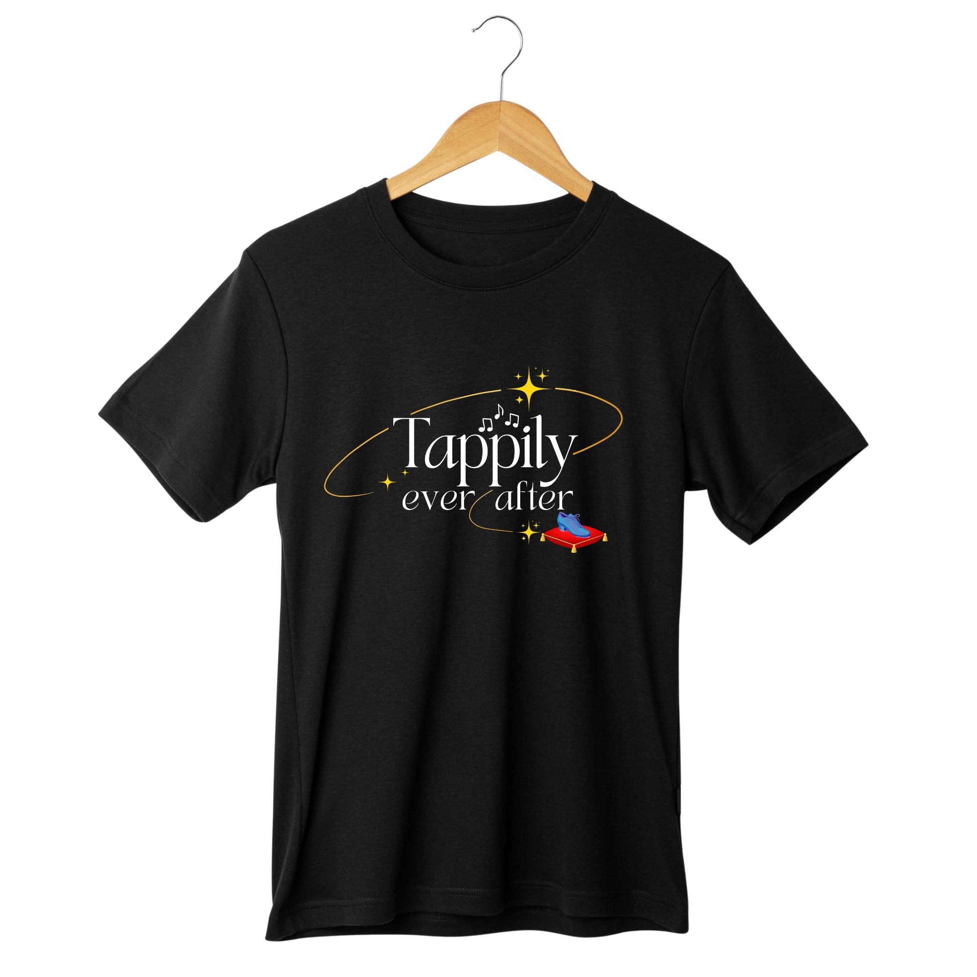 Tappily Ever After Unisex T-Shirt (Black) - The Portable Tap Floor™ Store