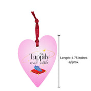 Tappily Ever After | Wooden Heart Ornament - The Portable Tap Floor™ Store
