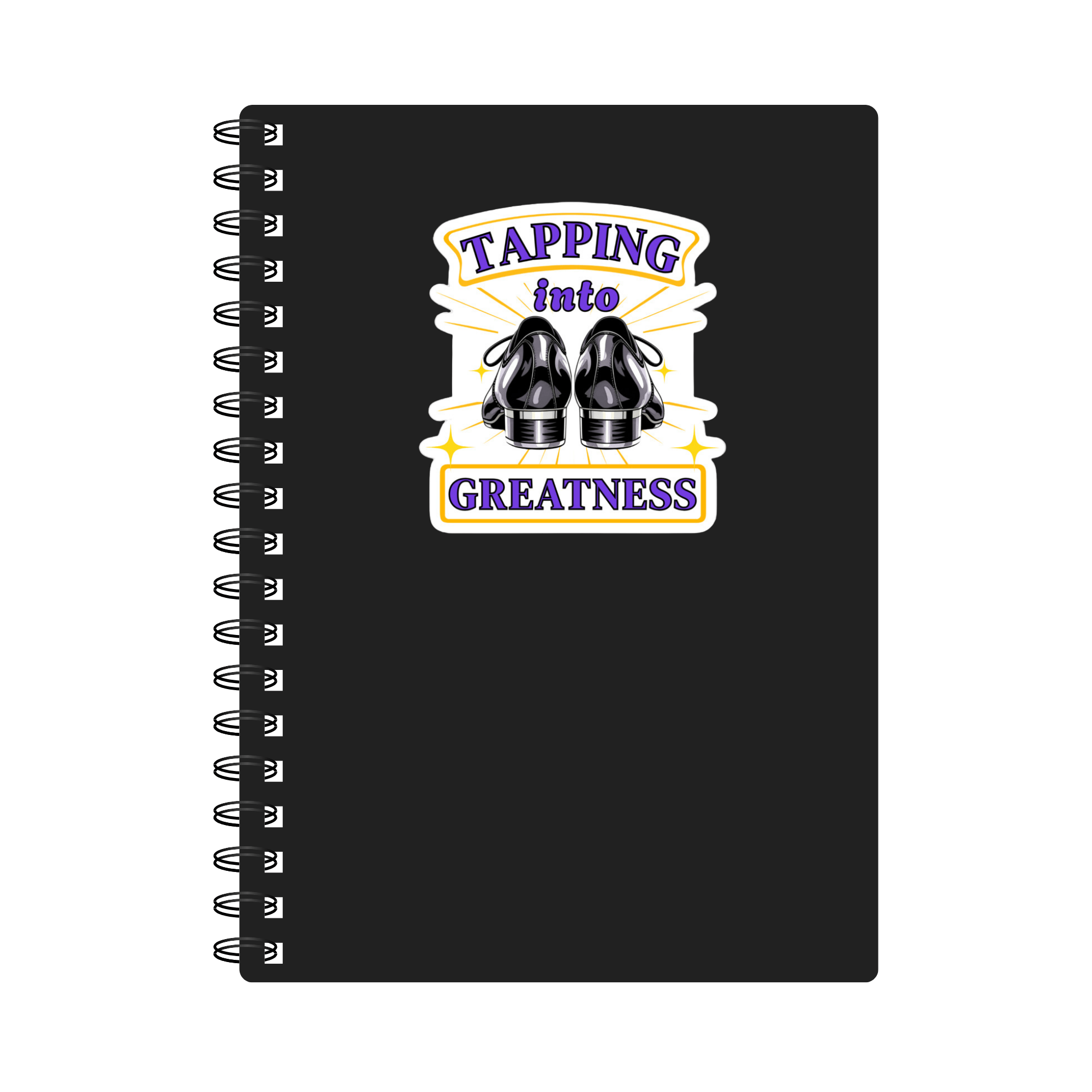 Tapping Into Greatness Sticker (Purple) - The Portable Tap Floor™ Store
