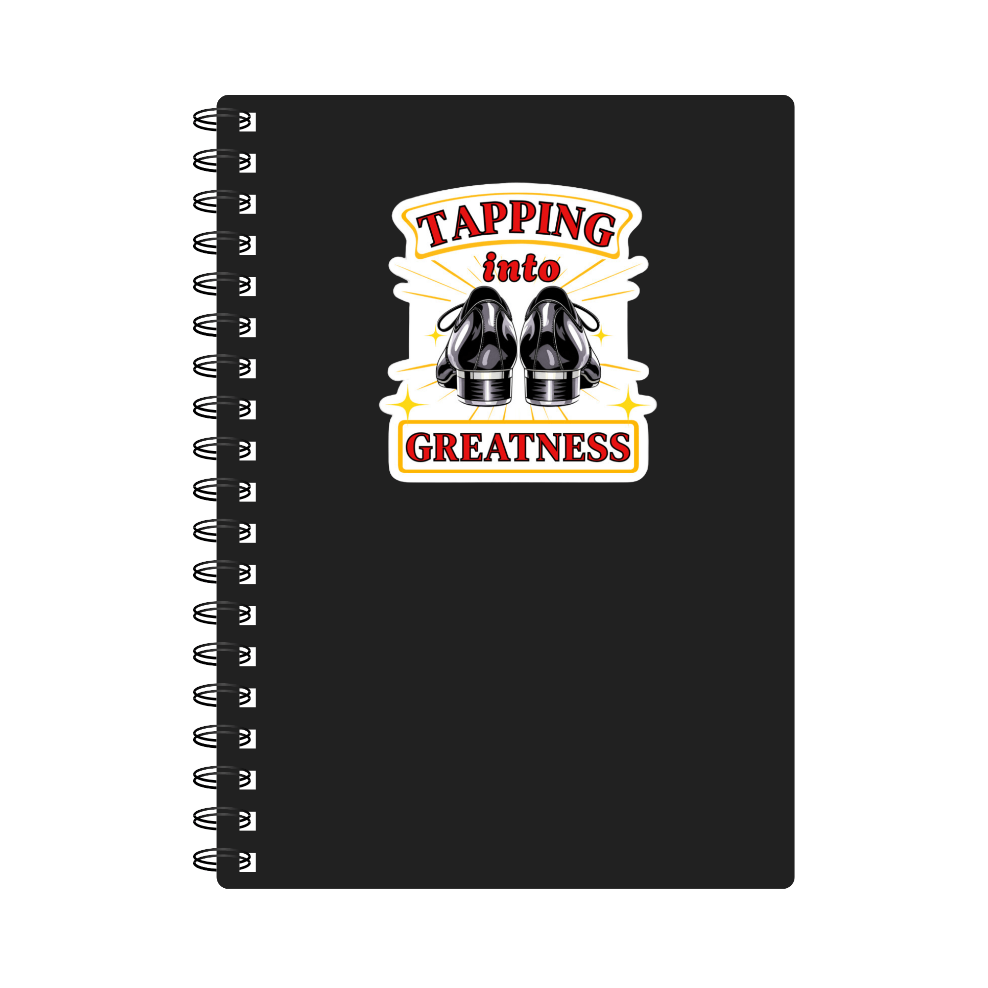 Tapping Into Greatness Sticker (Red) - The Portable Tap Floor™ Store