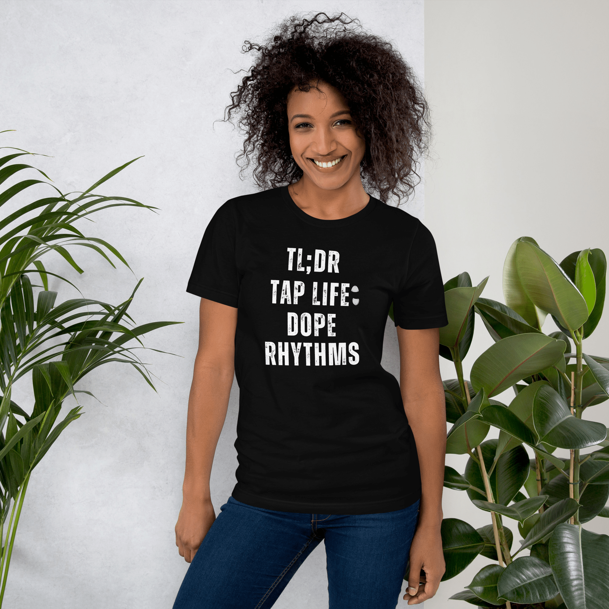 TL;DR Tap Life Dope Rhythms Unisex T-Shirt (Black) - The Portable Tap Floor™ Store