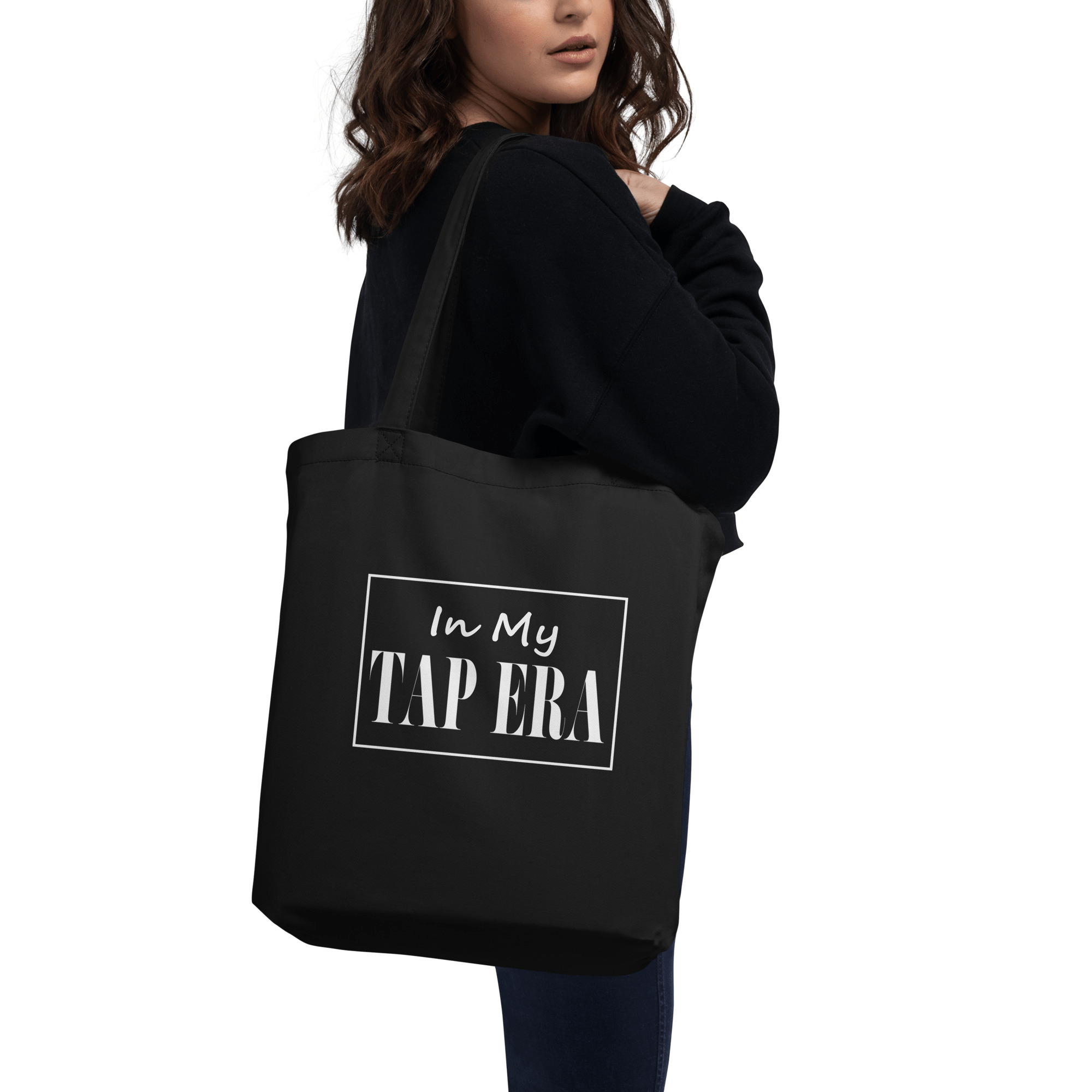 In My Tap Era Eco Tote Bag – Organic Cotton Dance Bag - The Portable Tap Floor™ Store