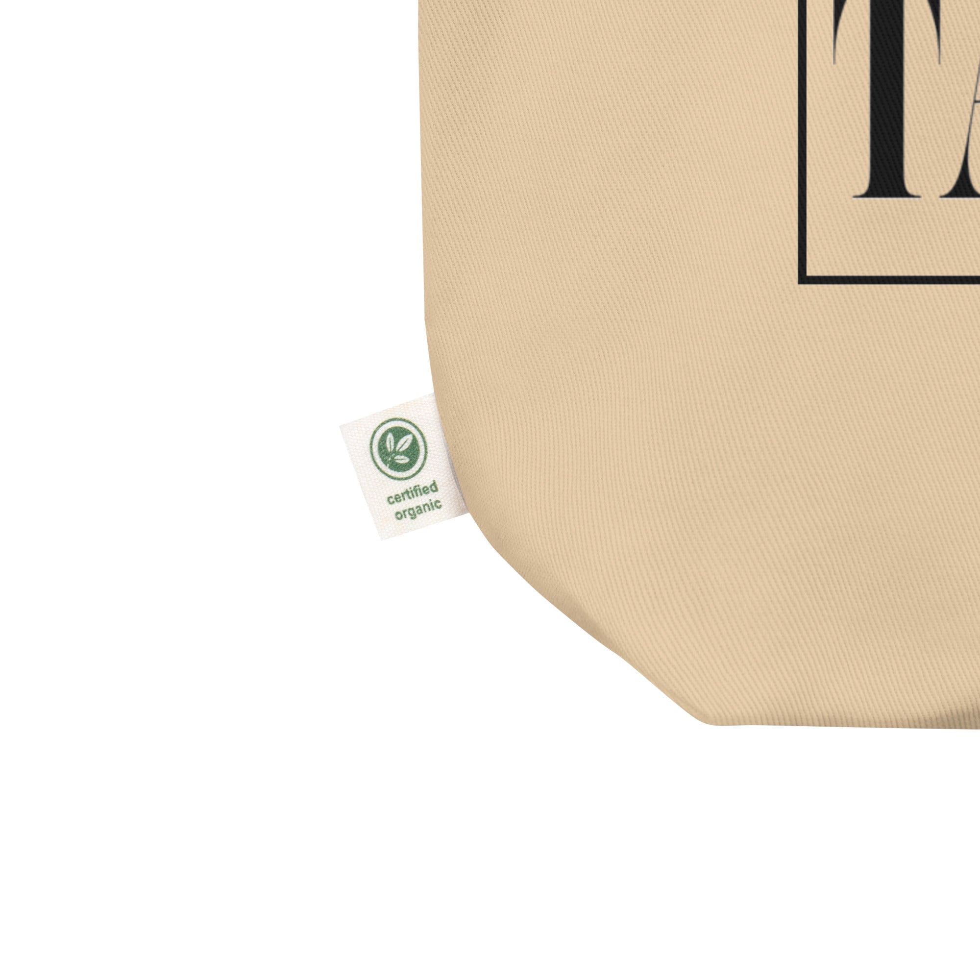 In My Tap Era Eco Tote Bag – Organic Cotton Dance Bag (Color: Natural) - The Portable Tap Floor™ Store