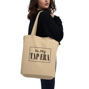 In My Tap Era Eco Tote Bag – Organic Cotton Dance Bag (Color: Natural) - The Portable Tap Floor™ Store