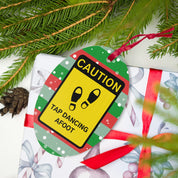 Tap Dancing Afoot | Wooden Holiday Ornament - The Portable Tap Floor™ Store