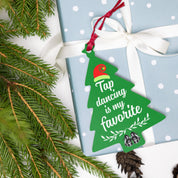Tap Dancing Is My Favorite | Wooden Holiday Tree Ornament - The Portable Tap Floor™ Store