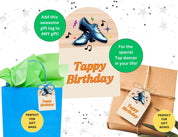 Tappy Birthday! Printable Gift Tag – Instant Download (PNG) - The Portable Tap Floor™ Store